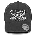 Birthday Gifts for Men Women, Personalized 30th - 100th Birthday Gifts, 1926-1996 Vintage Hat…