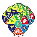 Birthday Popper 6 Pcs Animal Dart Board Toys as Birthday Return Gifts for Kids for Math Learning, Indoor/Outdoor Fun