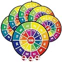 Birthday Popper Number Dart Board Toy as Birthday Return Gifts for Kids |Set of 6| for Math Learning, Indoor/Outdoor Fun for All Age Group