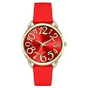 Bisley Watch for Women Big Face Colorful Arabic Numeral Easy to Read Soft Silicone Strap Watch