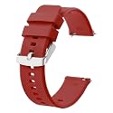 BISONSTRAP Watch Strap 18mm 19mm 20mm 21mm 22mm, Quick Release Silicone Watch Bands for Men Women