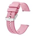 BISONSTRAP Watch Strap 18mm 19mm 20mm 21mm 22mm, Quick Release Silicone Watch Bands for Men Women