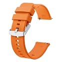 BISONSTRAP Watch Strap 18mm 19mm 20mm 21mm 22mm, Quick Release Silicone Watch Bands for Men Women