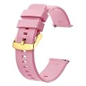 BISONSTRAP Watch Strap 18mm 19mm 20mm 21mm 22mm, Quick Release Silicone Watch Bands for Men Women