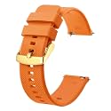 BISONSTRAP Watch Strap 18mm 19mm 20mm 21mm 22mm, Quick Release Silicone Watch Bands for Men Women
