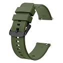 BISONSTRAP Watch Strap 18mm 19mm 20mm 21mm 22mm, Quick Release Silicone Watch Bands for Men Women