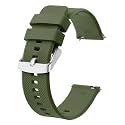 BISONSTRAP Watch Strap 18mm 19mm 20mm 21mm 22mm, Quick Release Silicone Watch Bands for Men Women