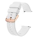 BISONSTRAP Watch Strap 18mm 19mm 20mm 21mm 22mm, Quick Release Silicone Watch Bands for Men Women