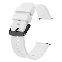 BISONSTRAP Watch Strap 18mm 19mm 20mm 21mm 22mm, Quick Release Silicone Watch Bands for Men Women