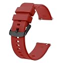 BISONSTRAP Watch Strap 18mm 19mm 20mm 21mm 22mm, Quick Release Silicone Watch Bands for Men Women