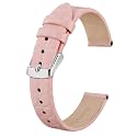 BISONSTRAP Watch Straps for Women, Crocodile Pattern Leather Thin Watch Replacement Bands, 8mm 10mm 12mm 14mm 16mm 18mm 20mm
