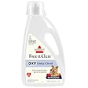 Bissell Free & Clear OXY Carpet Deep Clean Solution, for use in leading upright carpet cleaners, 60oz, Same powerful clean, gentle for families, Hypoallergenic formulation without dyes or fragrance