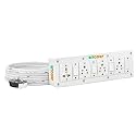 BITCORP 6A Extension Board 4 Socket 4 Switch, 2000W, 5M 1.5mm ISI Certified Wire