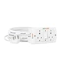 BITCORP 6A Extension Board 2 Socket 1 Switch, 2000W, 2M 1.5mm ISI Certified Wire