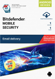 bitdefender 1 device 1 year mobile security for android email delivery - no cd home edition