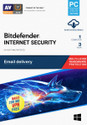 bitdefender 1 PC PC 3 Years Internet Security Compatible with Windows (Email Delivery - No CD)