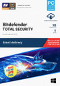 bitdefender 10 PC PC 1 Year Total Security Compatible with Windows (Email Delivery - No CD)