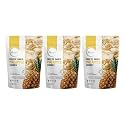 Biteburst Freeze Dried Pineapple Chunks Fruit Snack – Crunchy Real Fruit Bites, No Added Sugar, Gluten Free, Vegan, No Preservatives | 20gm x Pack of 3