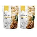 Biteburst Freeze Dried Pineapple Chunks Fruit Snack – Crunchy Real Fruit Bites, No Added Sugar, Gluten Free, Vegan, No Preservatives | 20gm x Pack of 2