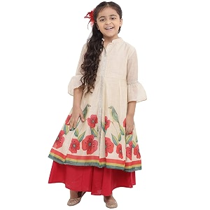 Bitiya By Bhama Girls Cotton Kurta Sets