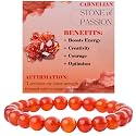 Bivei 8mm Beaded Bracelets for Women Handmade Semi Precious Natural Stone Stretch Elastic Jewelry Yoga Protection Gifts