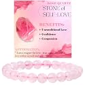 Bivei 8mm Beaded Bracelets for Women Handmade Semi Precious Natural Stone Stretch Elastic Jewelry Yoga Protection Gifts