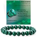 Bivei 8mm Beaded Bracelets for Women Handmade Semi Precious Natural Stone Stretch Elastic Jewelry Yoga Protection Gifts