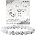 Bivei 8mm Beaded Bracelets for Women Handmade Semi Precious Natural Stone Stretch Elastic Jewelry Yoga Protection Gifts