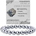 Bivei 8mm Beaded Bracelets for Women Handmade Semi Precious Natural Stone Stretch Elastic Jewelry Yoga Protection Gifts