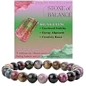 Bivei 8mm Beaded Bracelets for Women Handmade Semi Precious Natural Stone Stretch Elastic Jewelry Yoga Protection Gifts