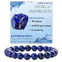 Bivei 8mm Beaded Bracelets for Women Handmade Semi Precious Natural Stone Stretch Elastic Jewelry Yoga Protection Gifts