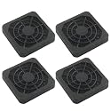 Bivethoi 40mm Dustproof Fan Filter, Black, 4 Pcs