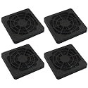 Bivethoi 50mm Dustproof Fan Filter, Black, 4 Pcs
