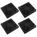 Bivethoi 60mm Dustproof Fan Filter, Black, 4 Pcs