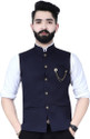 BizzEie Men Solid Nehru Jacket