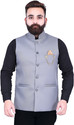 BizzEie Men Solid Nehru Jacket