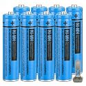BK-30AAABU NI-MH AAA Rechargeable Battery 1.2V 300mah 8Pack AAA NiMH Batteries for Panasonic Cordless Phones, Remote Controls, Electronics