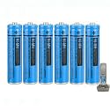 BK-30AAABU NI-MH AAA Rechargeable Battery 1.2V 300mah 6Pack AAA NiMH Batteries for Panasonic Cordless Phones, Remote Controls, Electronics