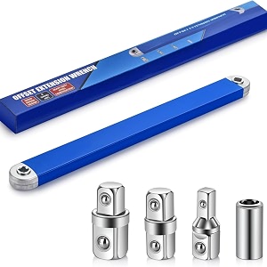 bk10 import amp export socket wrench set  offset extension wrench universal fit small space 1534 socket tool  multi-purpose  universal for small place