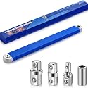 BK10 IMPORT & EXPORT Socket Wrench Set | Offset Extension Wrench Universal Fit Small Space 15" Socket Tool | Multi-Purpose | Universal for Small Place