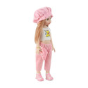 BKDT Marketing Cute Girl Doll Toy with Moveable Arms and Legs with Dress, Hairs, Cap, Shoes