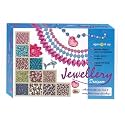 BKDT Marketing Jewellery Boutique - Fun Game - Multicolour Beads - Make Beautiful Necklace, Fashionable Bracelets &amp; Funky Earrings-Jewellery Making Kit for Girls - Beads for Jewellery Making