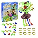BKDT Marketing Jumping Monkey Big Board Game with - 1 Tree, 1 Circle of Leaves, 1 Small Circle of Leaves,16 Monkeys,16 Bananas, 4 catapults or Shooters Family Game - 2 to 4 Players