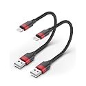 Bkduice 6 inch Short Lightning Cable MFi