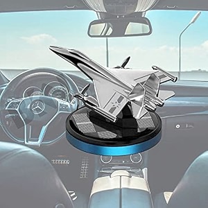 bkn 2021 trending new jet aeroplan alloy solar car air freshener aromatherapy car interior decoration accessories fragrance for sunlight air fresher decoration perfume
