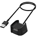 BKN Charger Dock Cable Compatible With Fitbit Versa 2 (Not For Versa/Versa Lite) - Black Replacement Usb Cable, Smartwatch, Black
