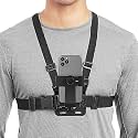 BKN Chest Pro Kit Chest Belt Phone Holder J Hook Adapter Long Thumb Screw and Conversion Block Head Connection Compatible with GoPro Hero 11 10 9 8 7 6 5 4 All Action Cameras