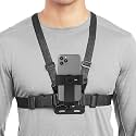 BKN Chest Pro Kit Chest Belt Phone Holder J Hook Adapter Long Thumb Screw and Conversion Block Head Connection Compatible with GoPro Hero 11 10 9 8 7 6 5 4 All Action Cameras