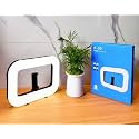 BKN E30 Square Selfie Ring Light Cell Phone Holder Landing Fill Light Dimmable Rechargeable with Built-in 3600mAh for Camera, Smartphone, YouTube, TikTok Video Recording