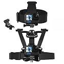 BKN Head Mount Strap &amp; Chest Mount Harness Chesty Kit Compatible with GoPro Hero 11, 10, 9, 8, 7, 6, 5, 4, Session, 3+, 3, 2, 1, Hero (2018), Fusion, Max, DJI Osmo Action Cameras
